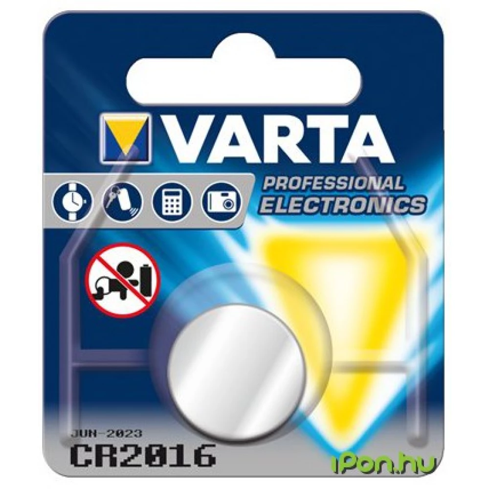 VARTA CR2016 gombelem (CR) 1db