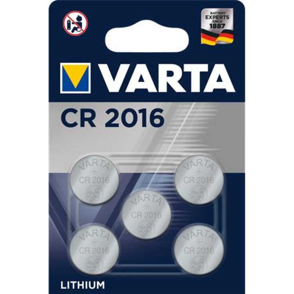 VARTA CR2016 gombelem (CR) 5db