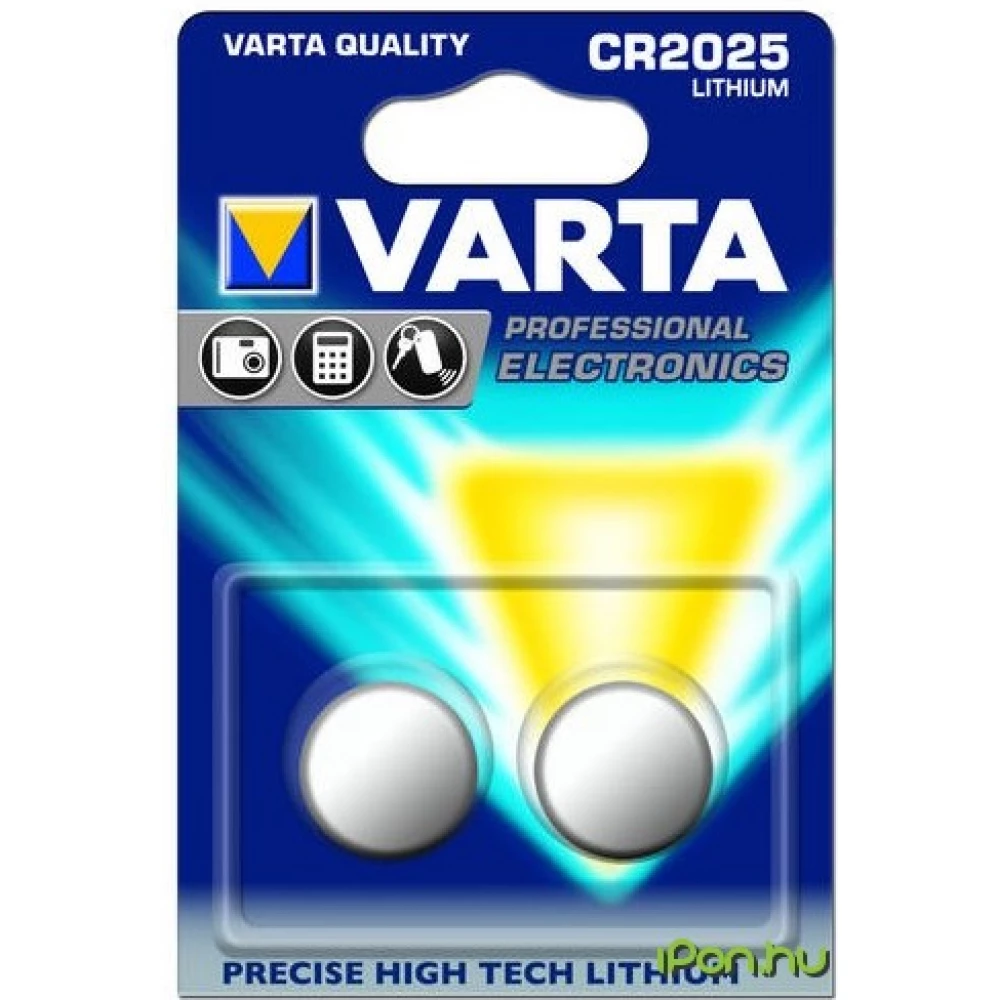 VARTA CR2025 gombelem (CR) 2db