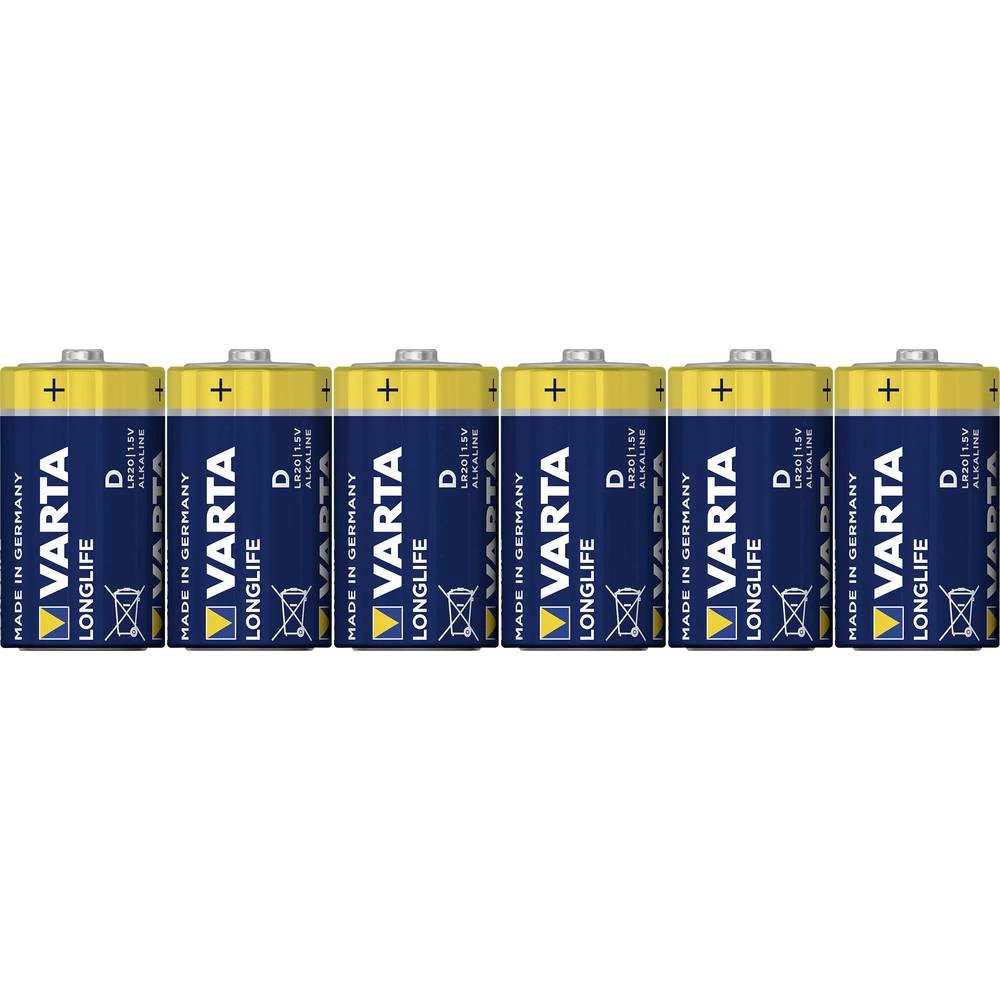 VARTA LongLife góliát elem (D) 6db