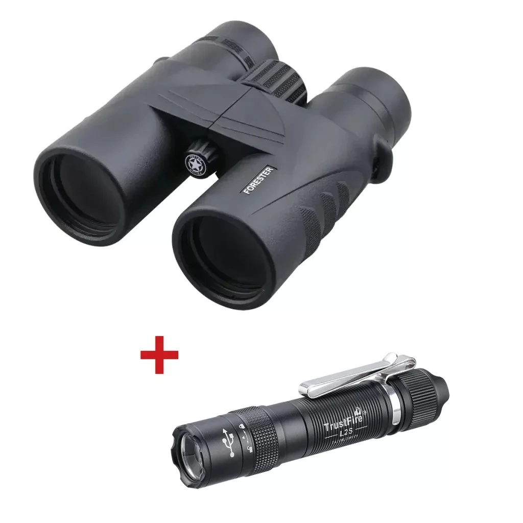VECTOR OPTICS Forester 8x42 keresőtávcső + TrustFire L2S LED lámpa
