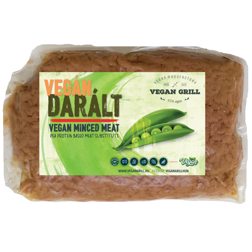 VEGÁN GRILL Vegán Grill vegán darált borsófehérje alapú készítmény 300 g