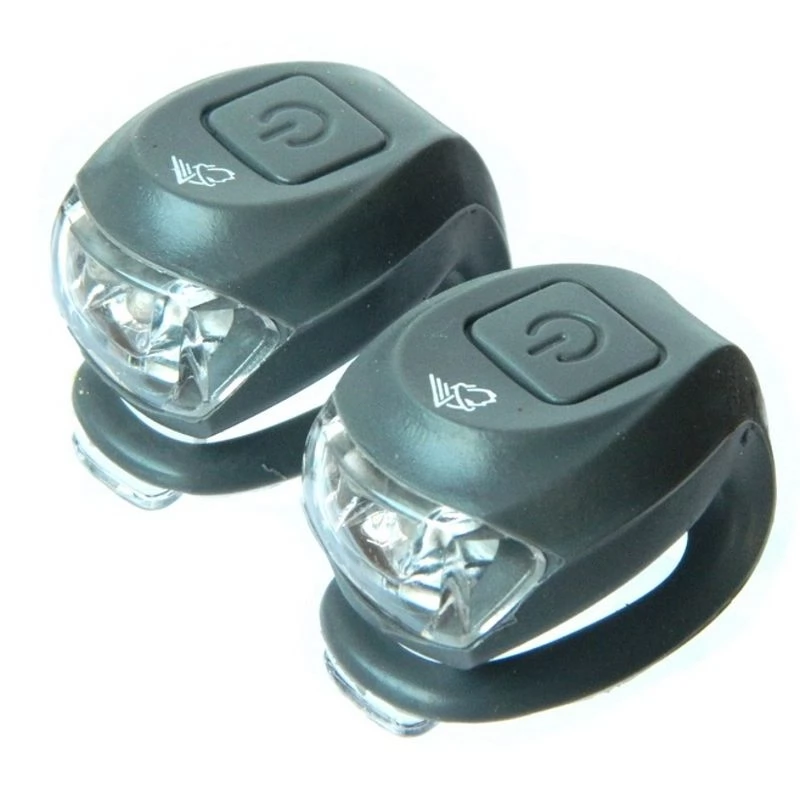 VELOTECH 2LED Lámpa villogó 2db szürke
