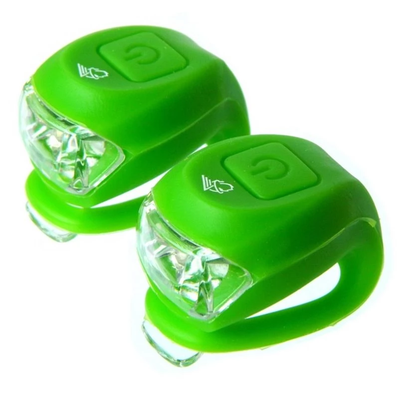 VELOTECH 2LED Lámpa villogó 2db zöld