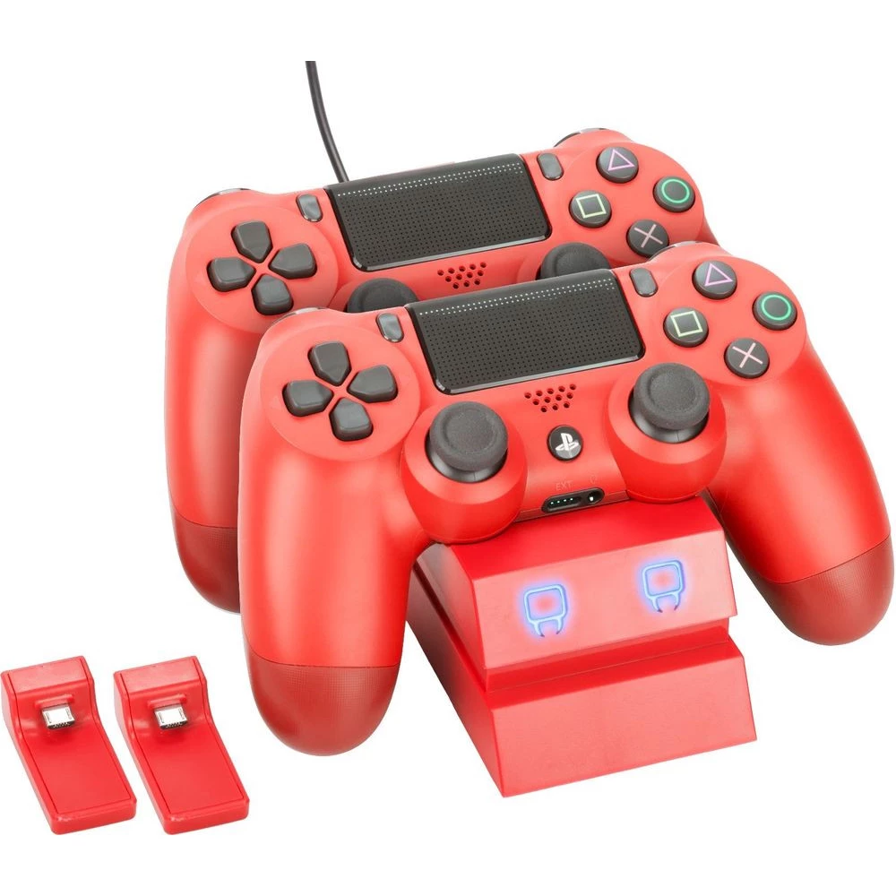 VENOM PS4 Twin Docking Station piros