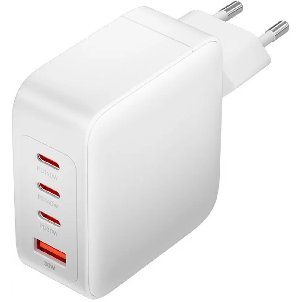 VENTION 4-Port USB (C + C + C + A) GaN Charging Kit 140W fehér