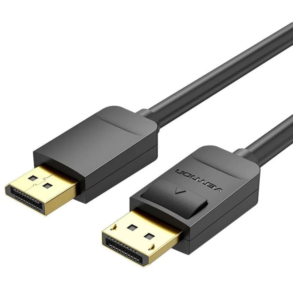 VENTION DisplayPort 1.2/1.2a Összekötő Fekete 3m HACBI