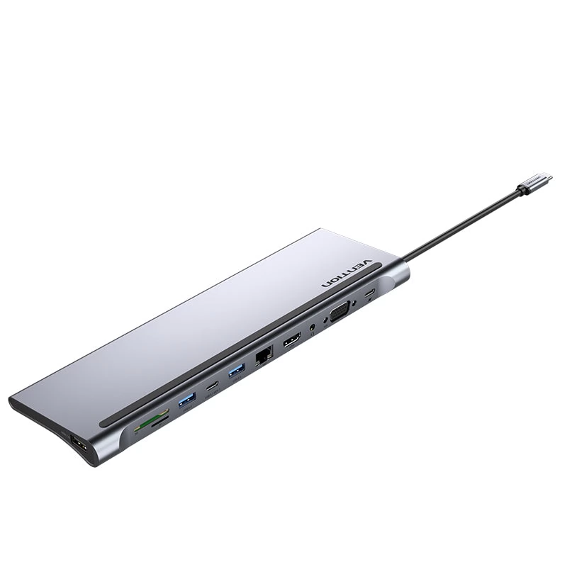 VENTION Multi-function 11-in-1 USB-C Docking Station