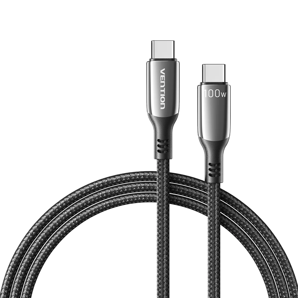 VENTION USB 2.0 Type C Összekötő Fekete 1.2m CTKBAV