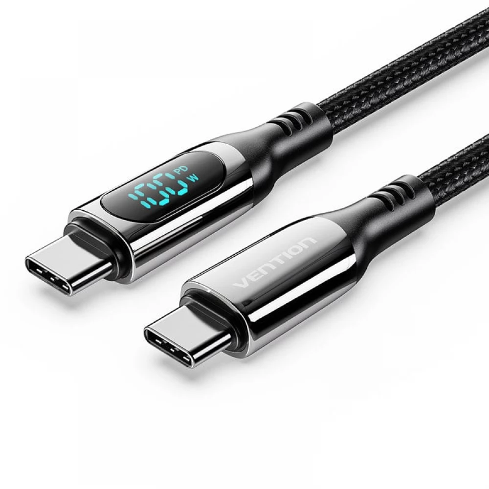 VENTION USB 2.0 Type C Összekötő Fekete 2m TAYBH