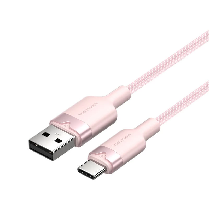 VENTION USB 2.0 Type C Átalakító Rózsaszín 1m CTNPF