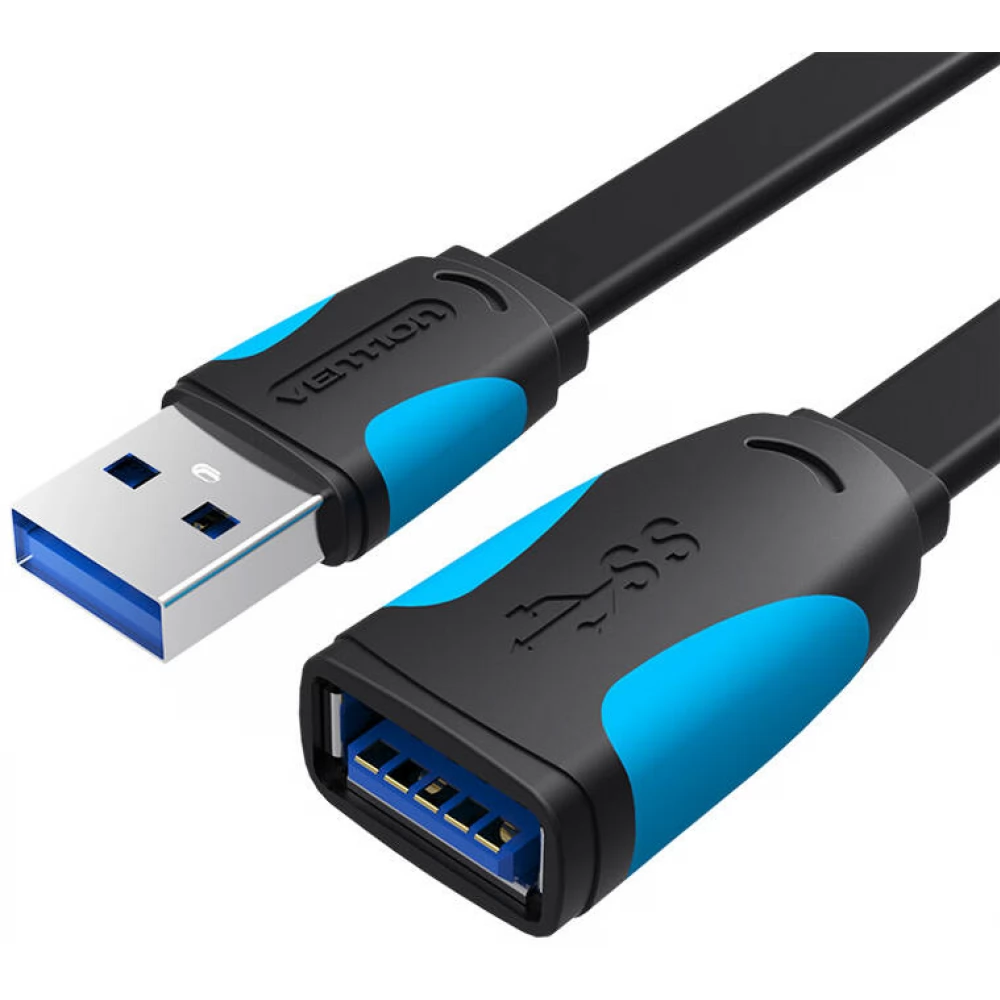 VENTION USB Hosszabbító Fekete 2m VAS-A13-B200