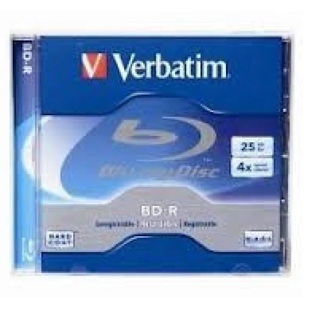 VERBATIM BD-R SL 25GB 4x normál tok