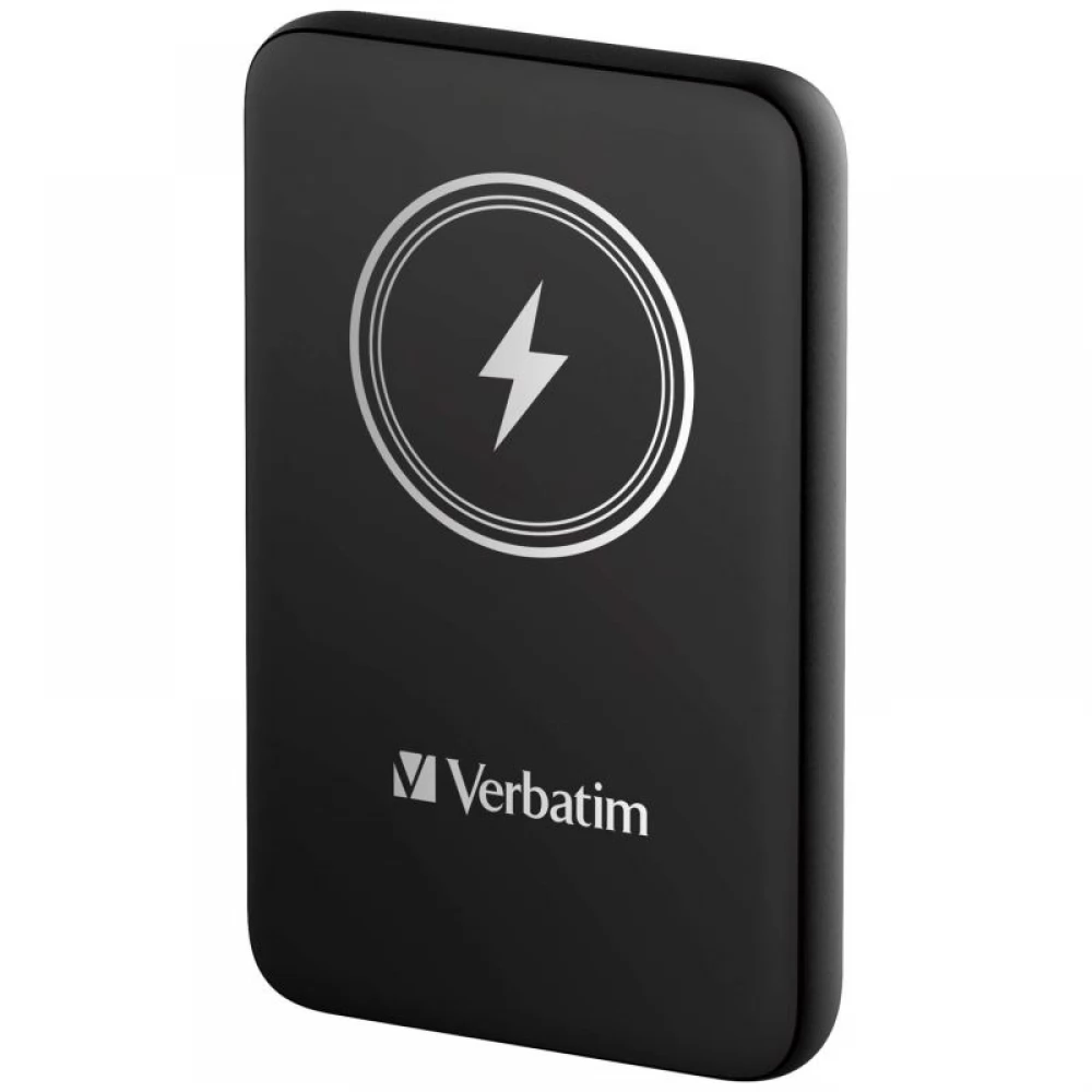VERBATIM Charge n Go Vezeték nélküli mágneses powerbank 10000mAh fekete
