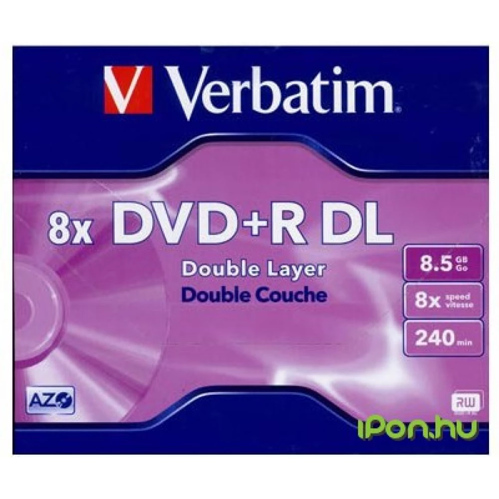 VERBATIM DVD+R DL 8x