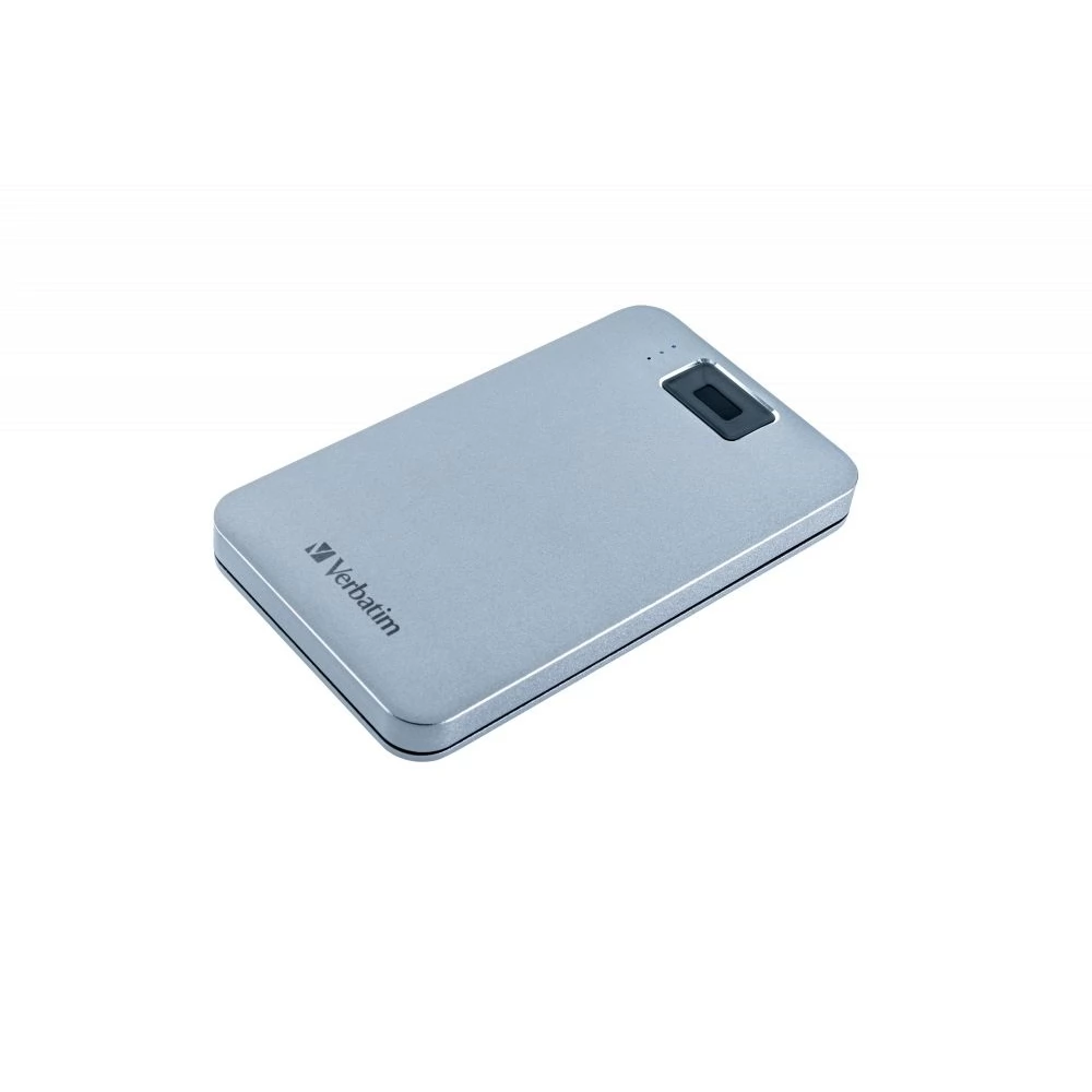 VERBATIM Fingerprint Secure Portable Hard Drive 1TB 2.5" USB 3.0 Type C Szürke 53652
