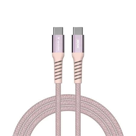 VERBATIM USB 2.0 Type C Összekötő Rózsaszín 1.2m 31853
