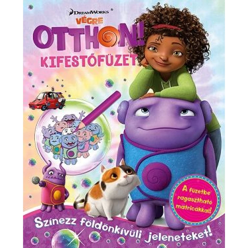 Végre otthon - kifestőfüzet matricákkal