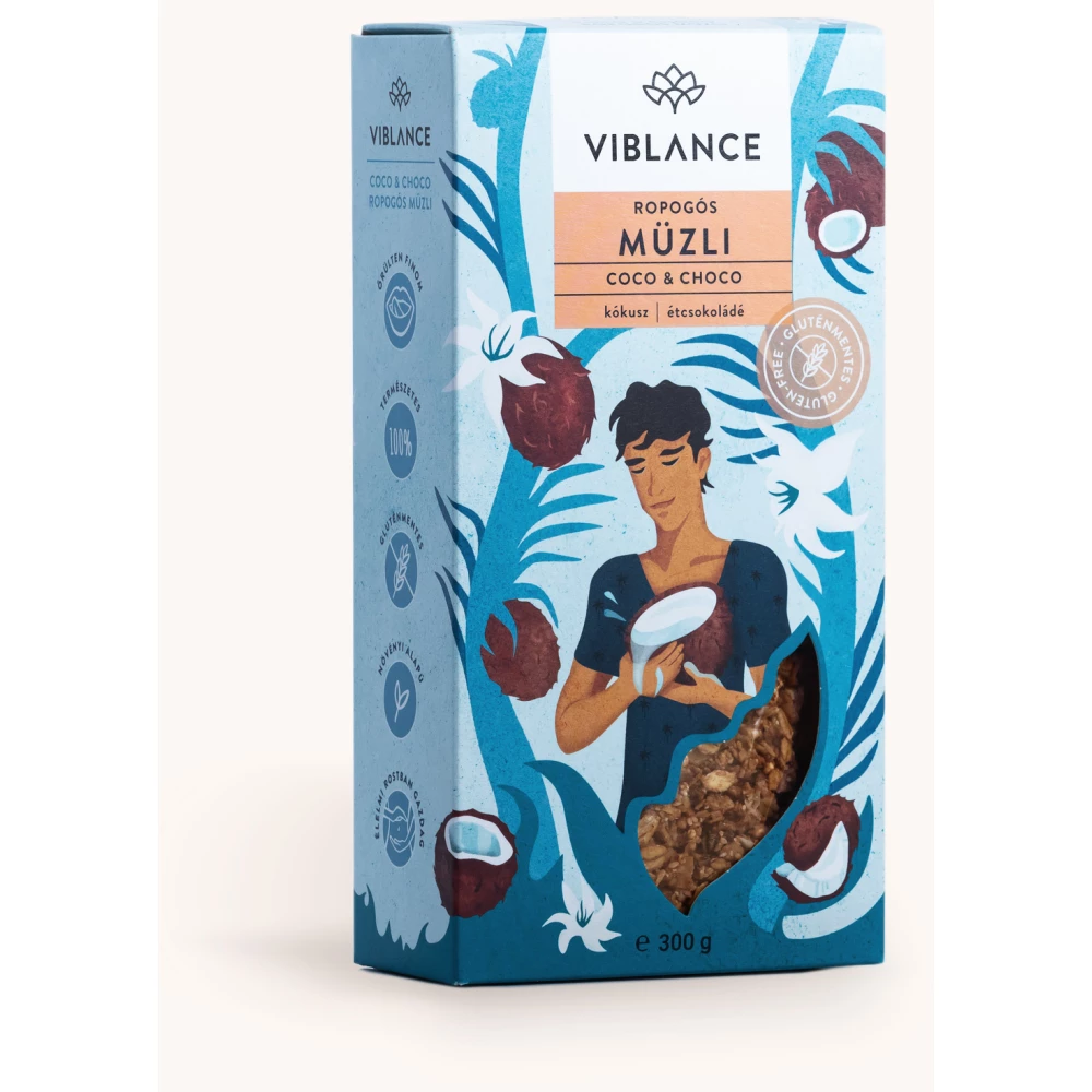 Viblance ropogós müzli coco&choco 300 g