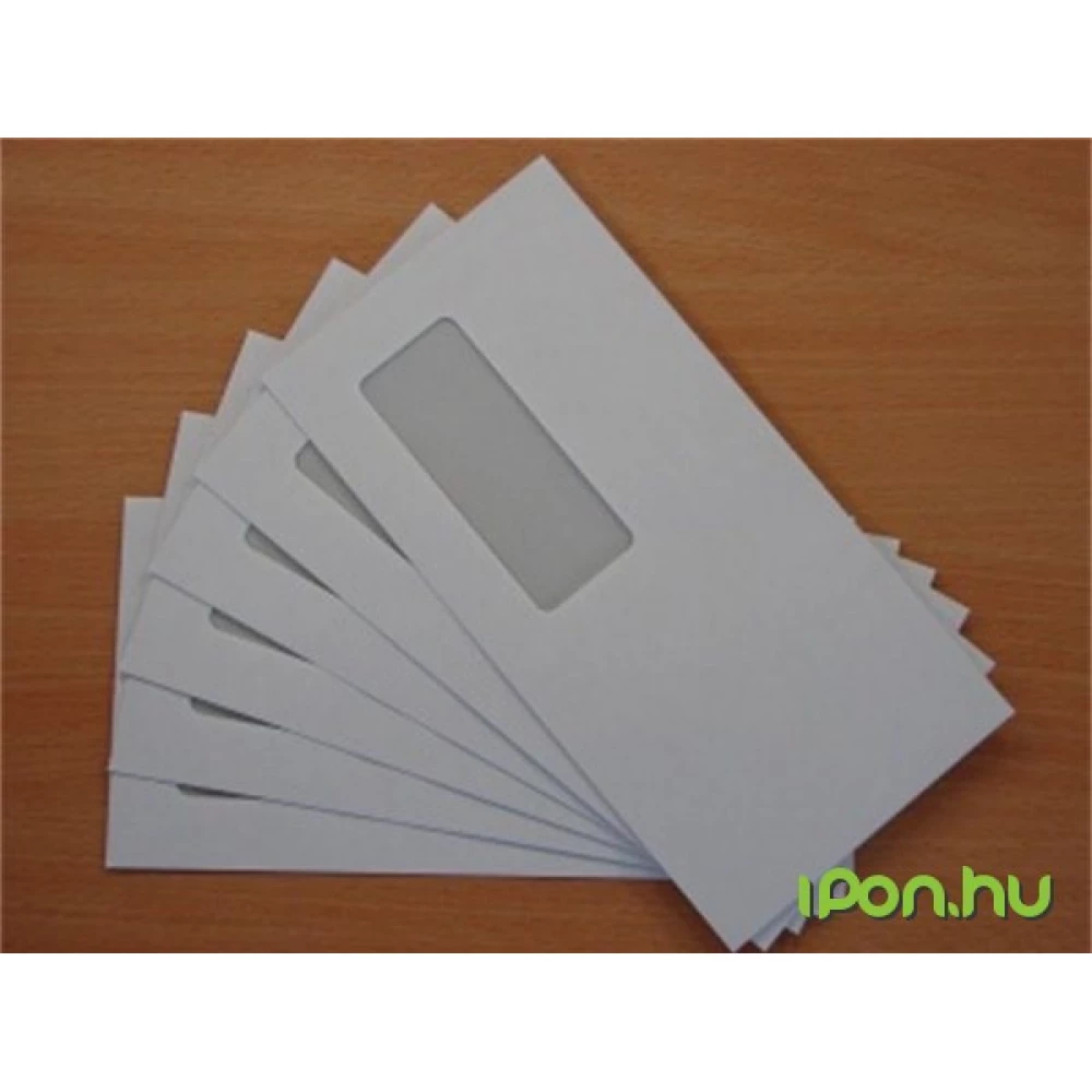 VICTORIA Boríték LA4 szilikonos bal ablakos 35x90mm ablak