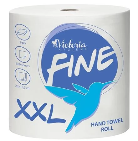 VICTORIA HYGIENE Fine XXL Kéztörlő tekercses 2 rétegű 500 lap