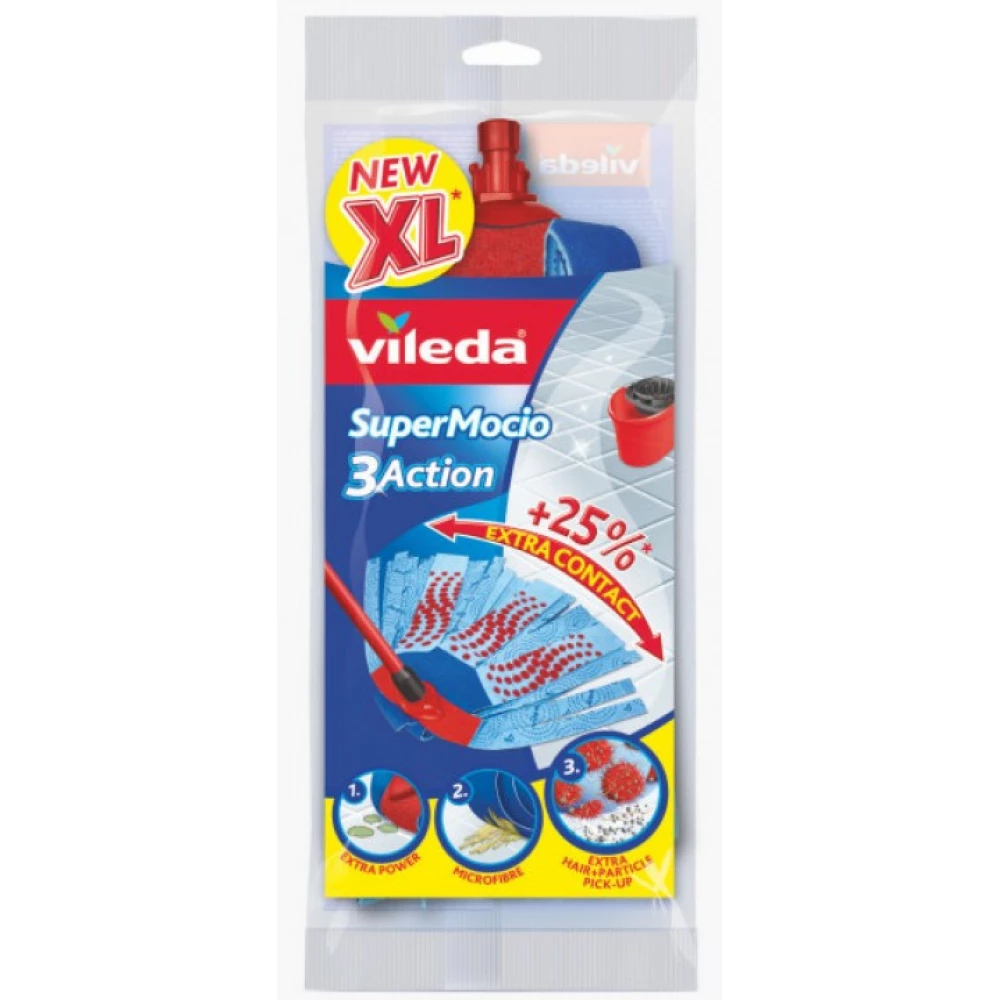 VILEDA F1148V 3Action XL 3D Velour gyorsfelmosó utántöltő fej