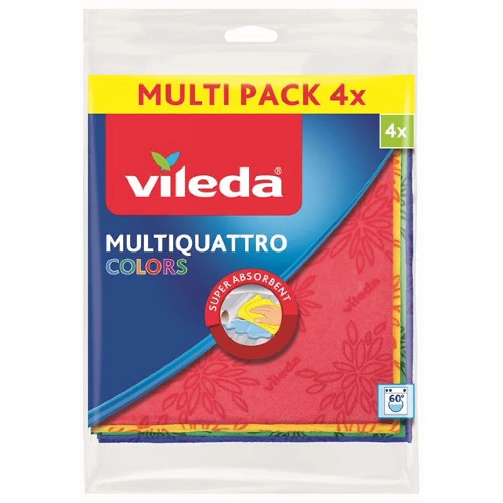 VILEDA F1788V Multi Quattro törlőkendő 3+1db-os