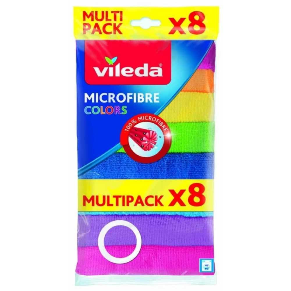 VILEDA F18597 Color 8 színű mikroszálas törlőkendő