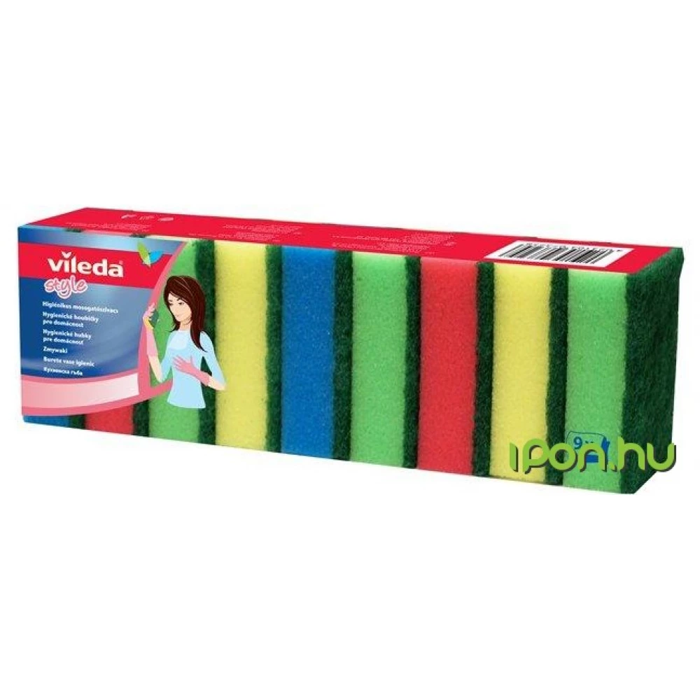 VILEDA Style Mosogatószivacs 9 db