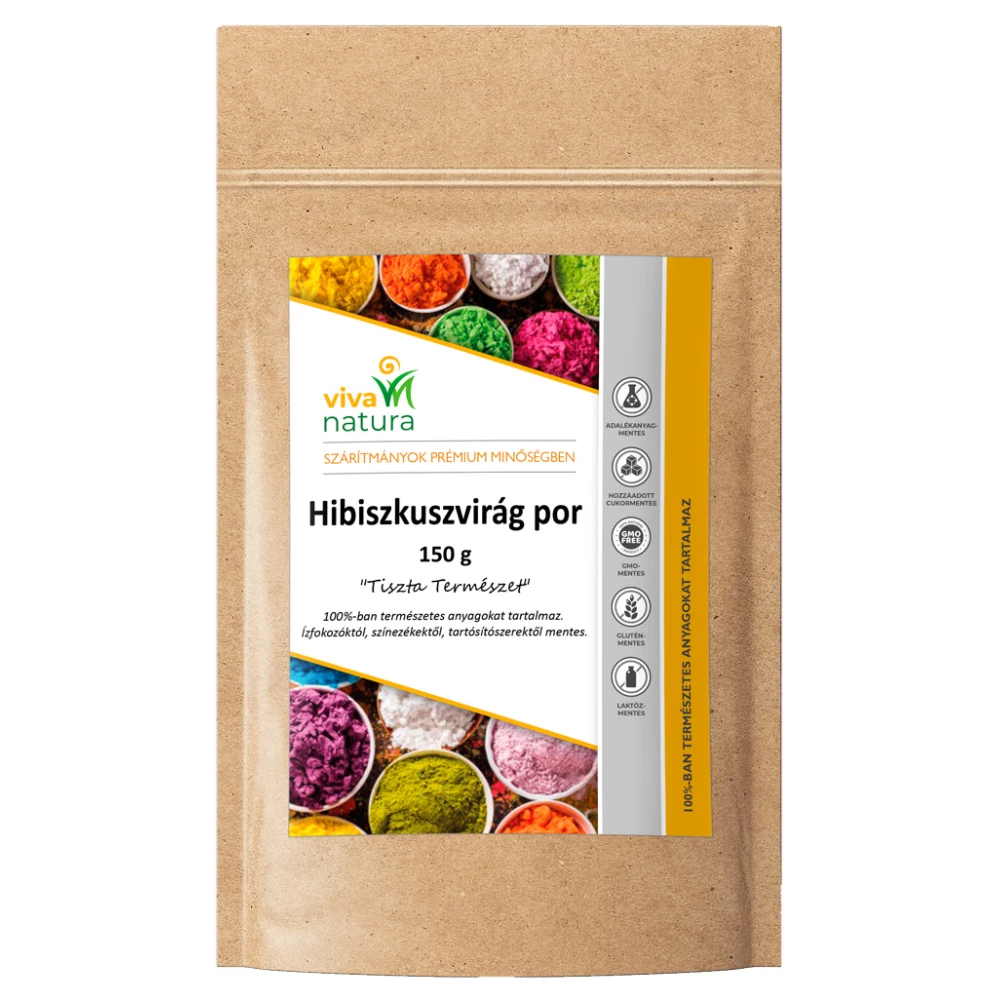 VIVA Viva natura hibiszkusz virág por 150 g