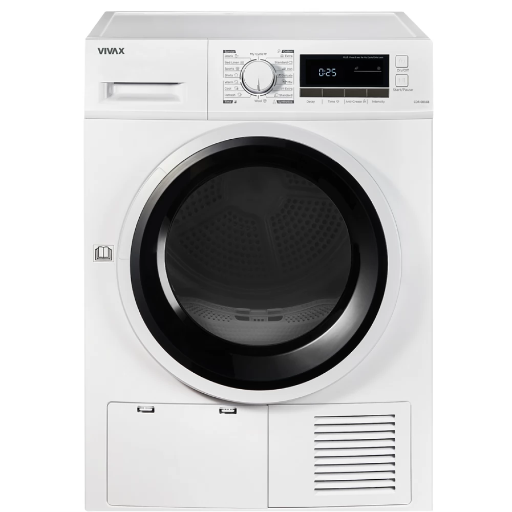 VIVAX CDR-0816B Szárítógép kondenzációs 8 kg B fehér