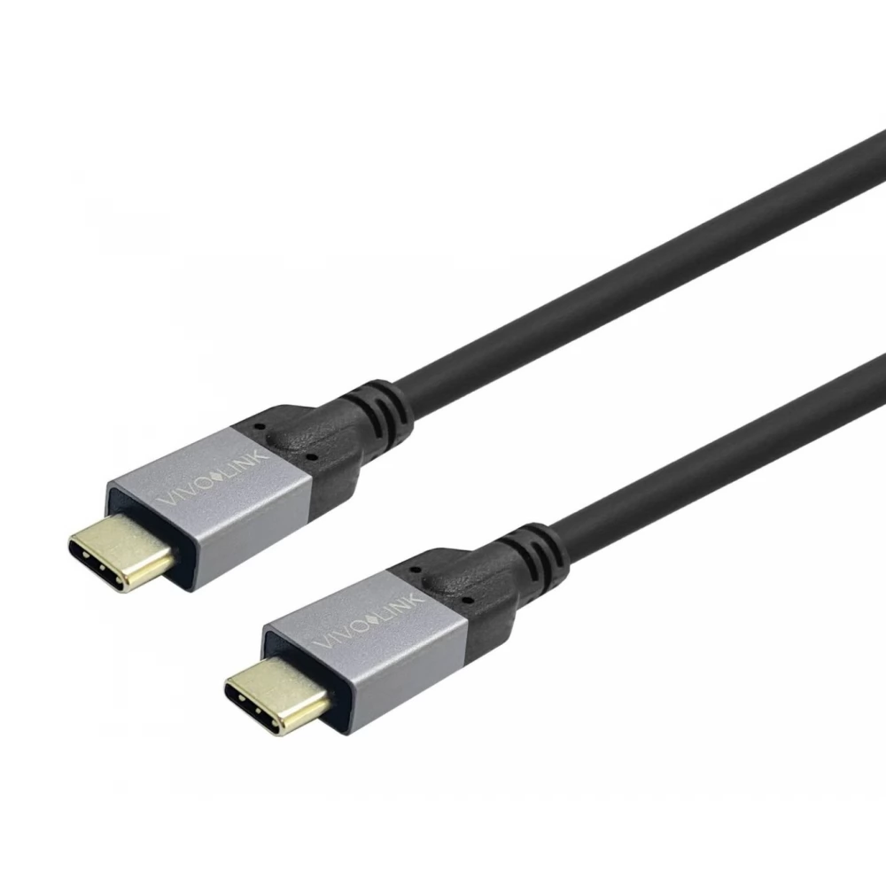 VIVOLINK USB 2.0 Type C Összekötő Fekete 2m W127020287