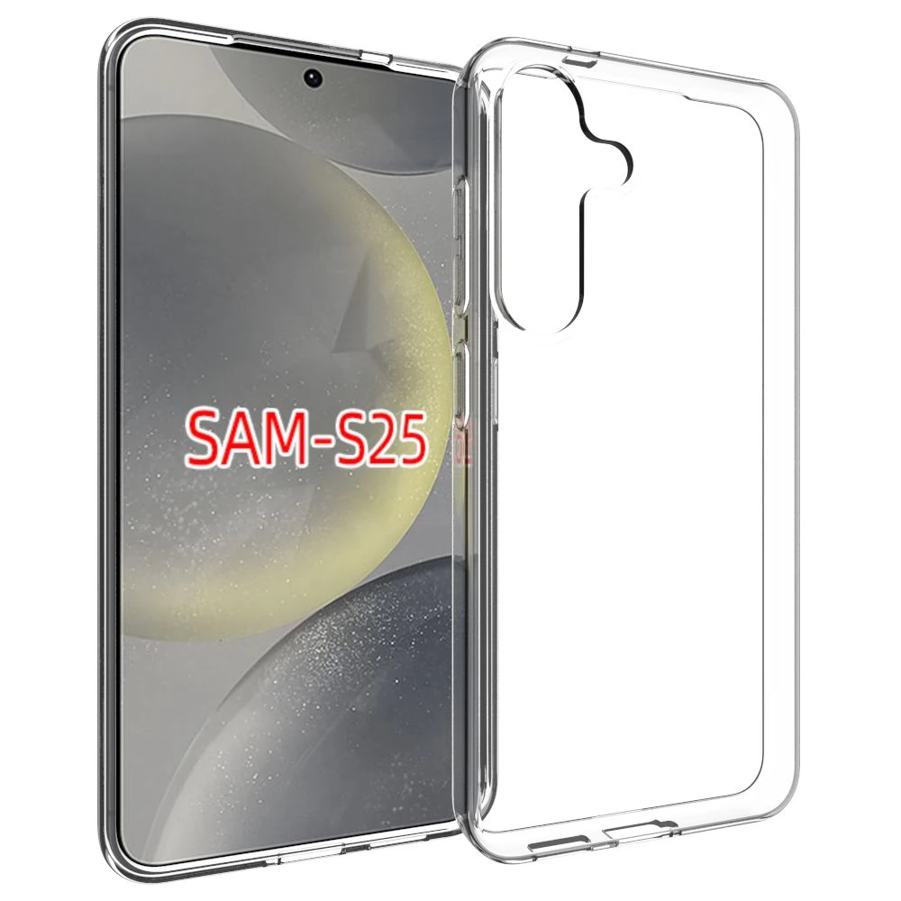 Vékony szilikon hátlap Samsung Galaxy S25 átlátszó