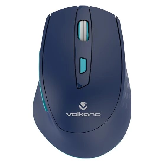 VOLKANO Chrome Series Ergonómikus vezeték nélküli egér - kék