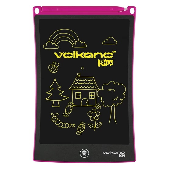 VOLKANO Kids Doodle Series 8.5" Író és Rajztábla rózsaszín