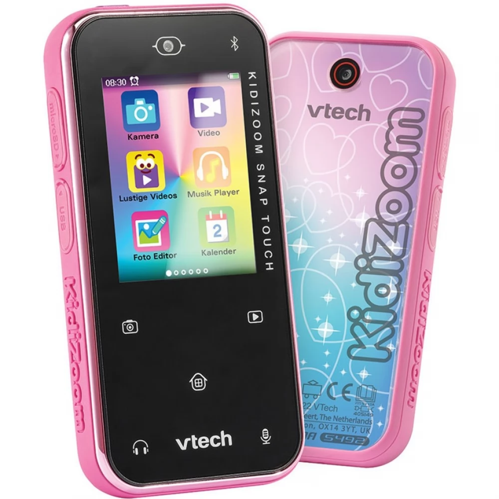 VTECH Snap Touch digitális gyerek fényképezőgép rózsaszín