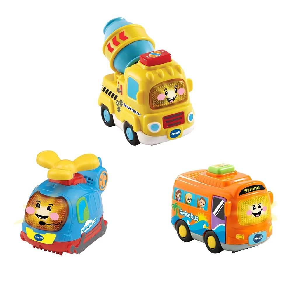 VTECH Tü tü Jármű készlet 3 darabos NÉMET nyelvű