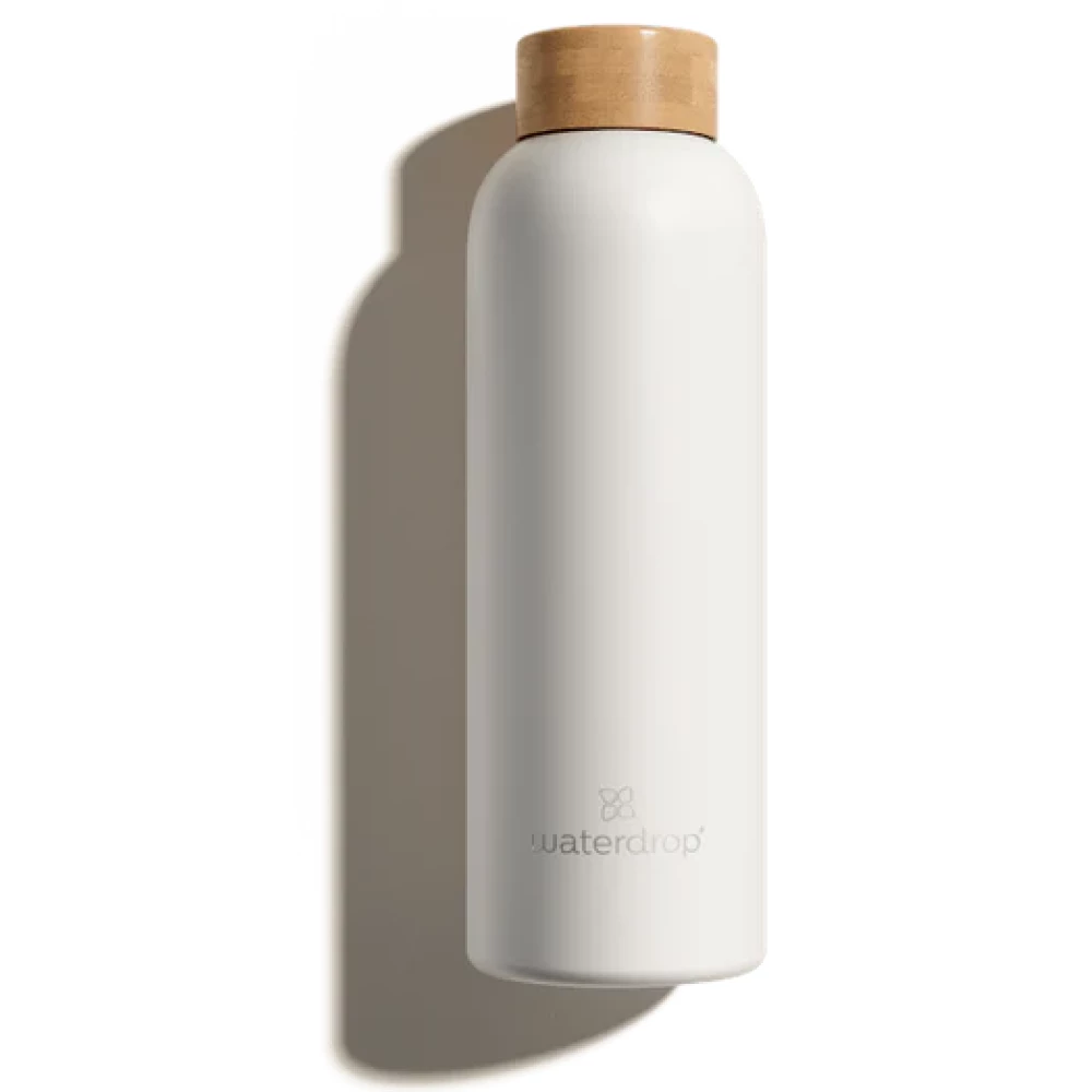 WATERDROP Waterdrop rozsdamentes acélkulacs fehér 600ml 1 db