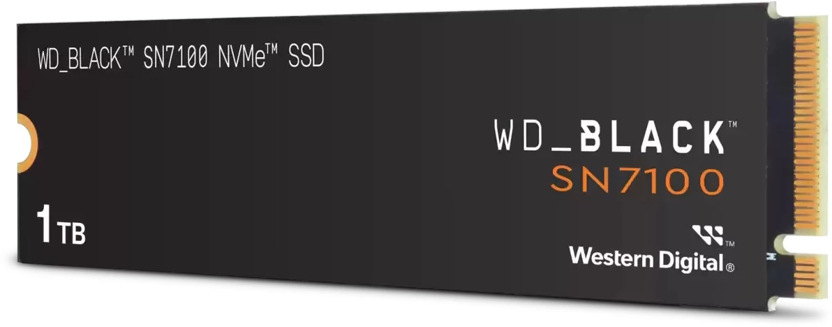 WD 1TB Black SN7100 M.2 PCIe M.2 2280 WDS100T4X0E