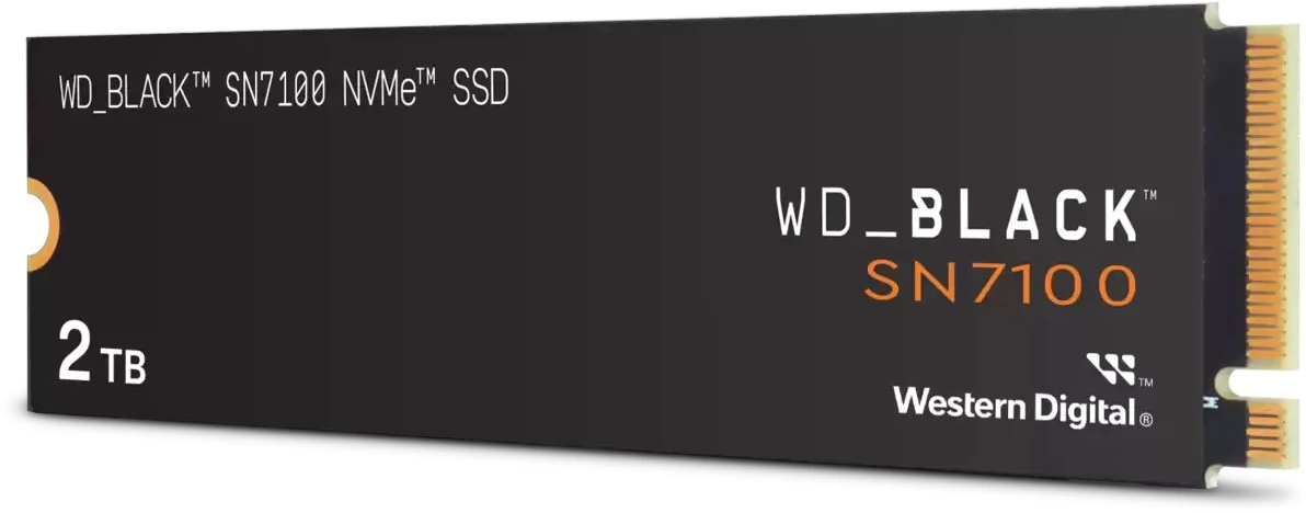 WD 2TB Black SN7100 M.2 PCIe M.2 2280 WDS200T4X0E
