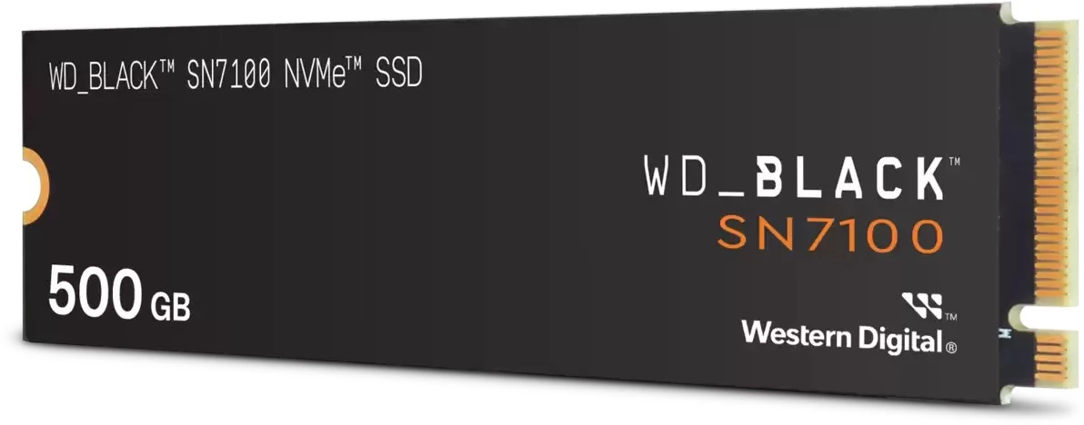 WD 500GB Black SN7100 M.2 PCIe M.2 2280 WDS500G4X0E