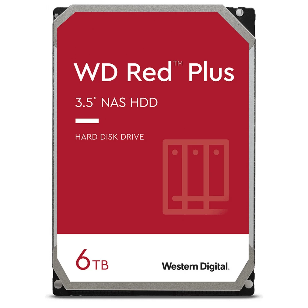 WD Red Plus 6TB 3.5" 5400rpm 256MB SATA WD60EFPX