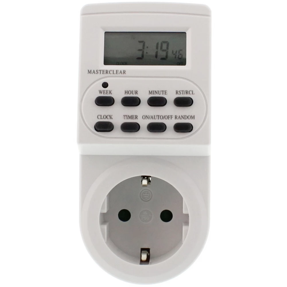 WELL TIMER-DIG-10-WL programozható konnektor - OEM