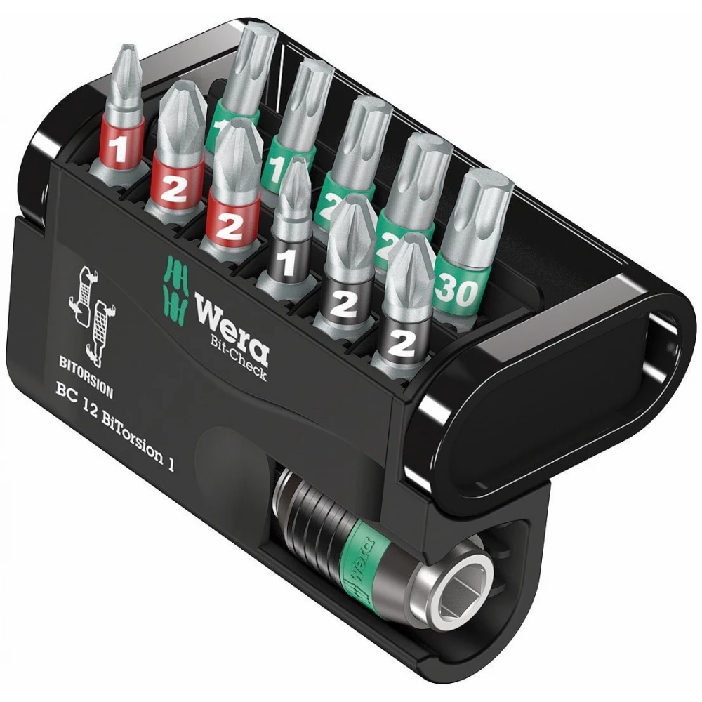 WERA 05057420001 Bitfej készlet BiTorsion 1 12 db-os