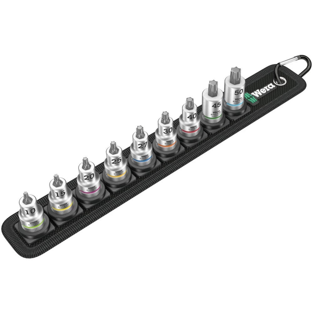 WERA B3 TORX HF 3/8" Foglalatkészlet 9 db-os