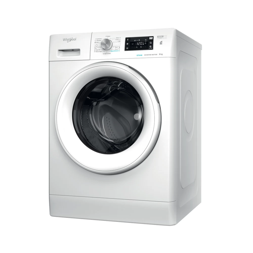 WHIRLPOOL FFB 8489 WV EE Mosógép elöltöltős szabadonálló 8 kg A fehér