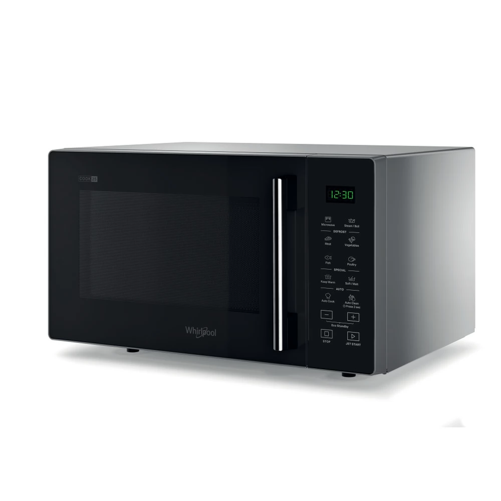 WHIRLPOOL MWP 252 SB Szabadonálló mikrohullámú sütő Fekete