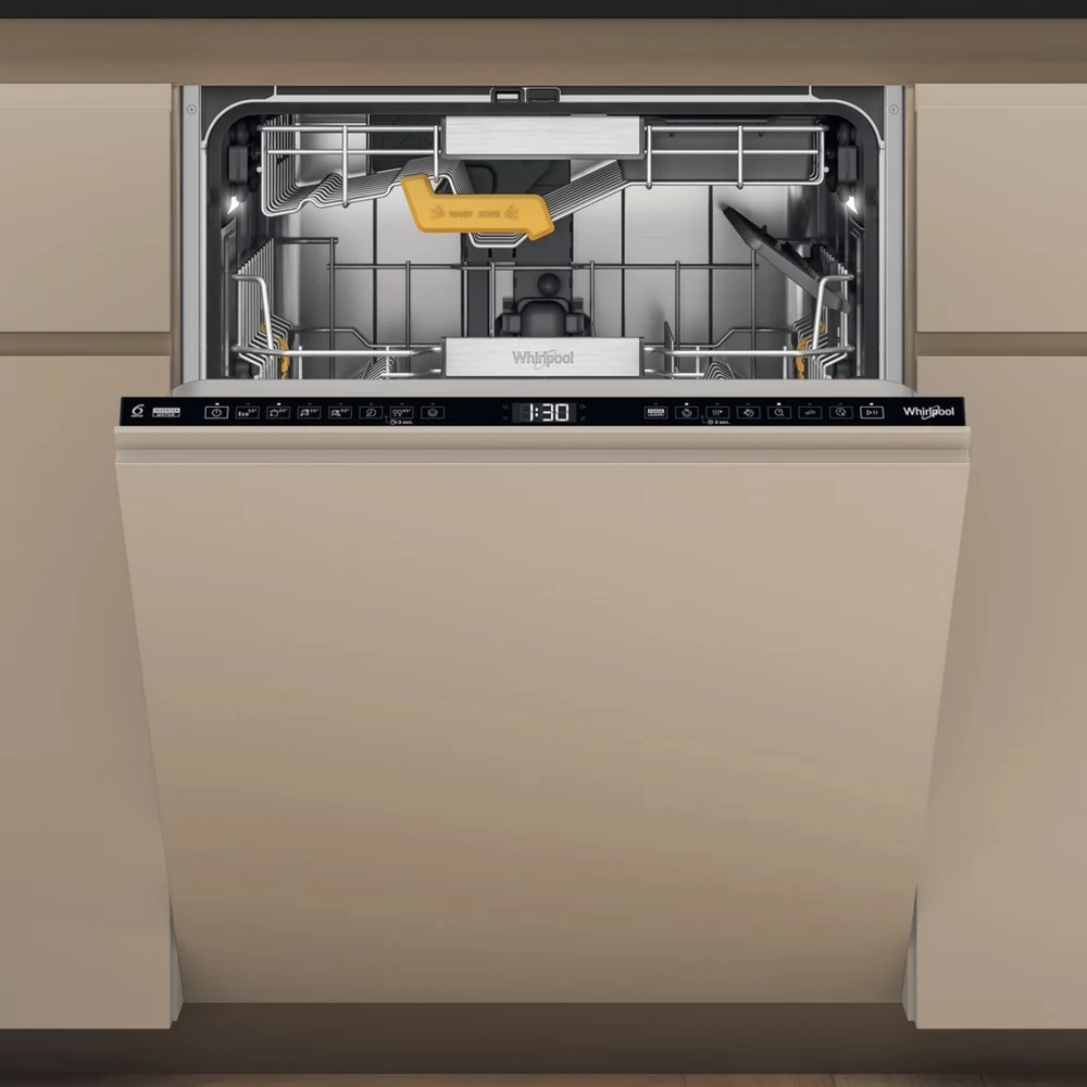 WHIRLPOOL W8I HF58 TUS Mosogatógép beépíthető 14 teríték fekete