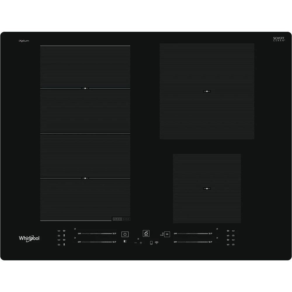 WHIRLPOOL WF S2765 NE/IXL Indukciós főzőlap fekete