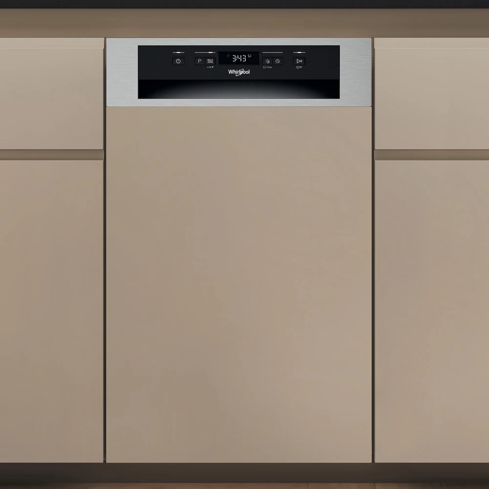 WHIRLPOOL WH6PC11BS7A0 Mosogatógép keskeny félig integrált Inox